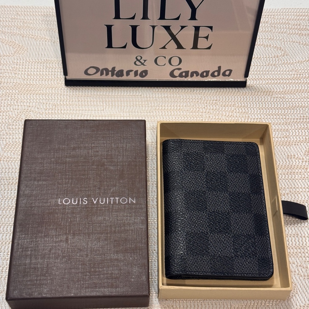 Louis Vuitton Graphite Men's Wallet or Card Holder